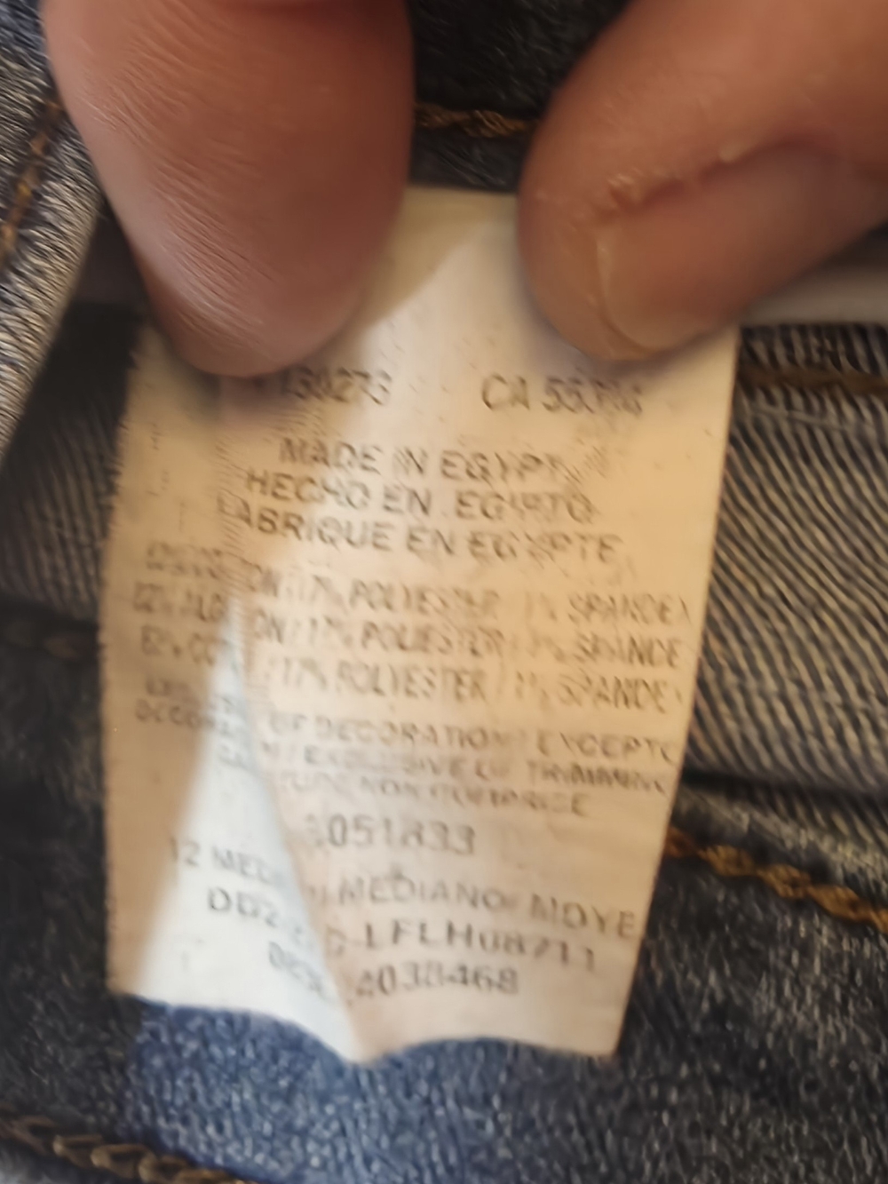 Lee Relaxed Straight-Leg Mid Rise Women’s Jeans in Medium Blue sz 12 Med - Picture 4 of 4
